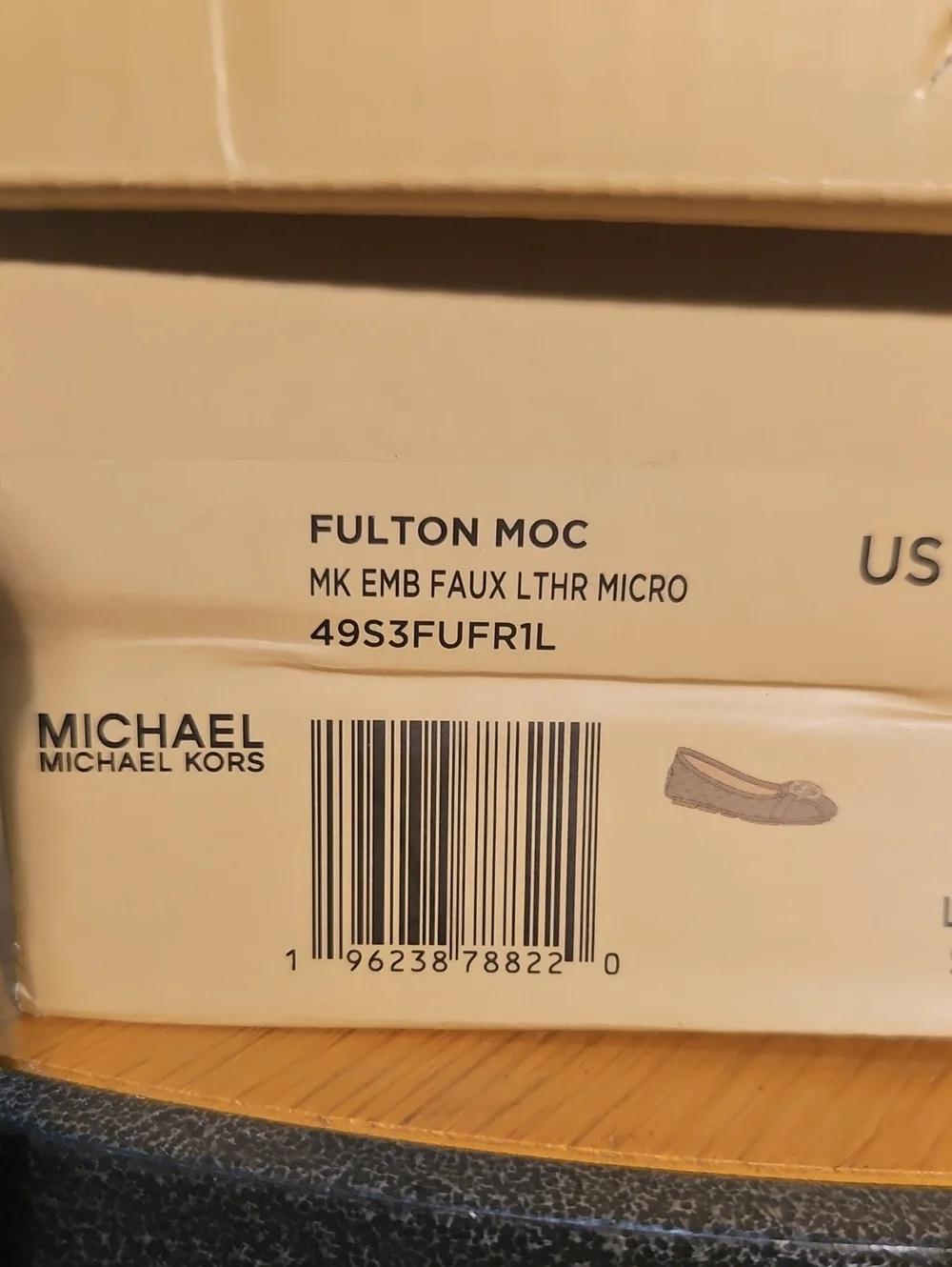 Michael Kors Green Logo Ballet Flats Size 10